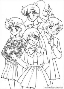Read more about the article Sailor Moon para colorir 01
